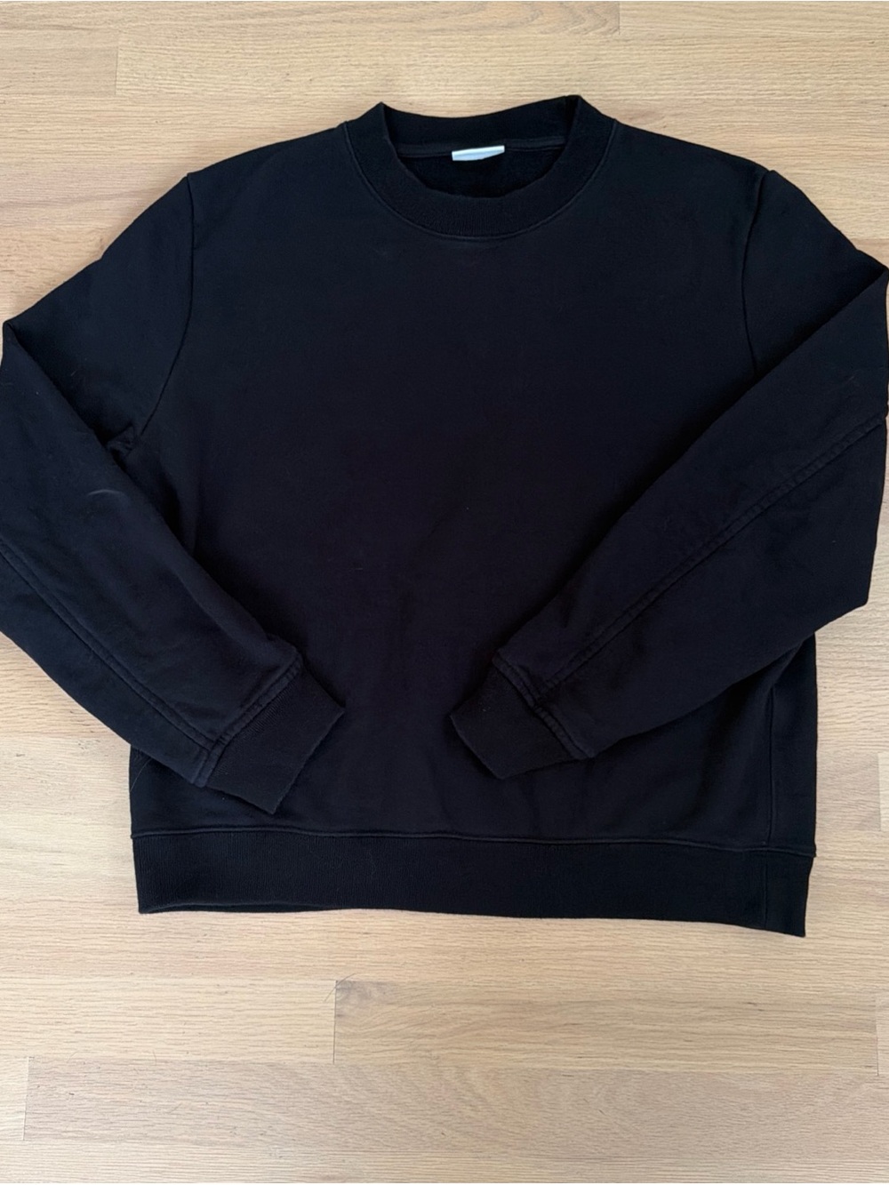 Dries Van Noten Black  Crewneck Cotton Classic Size Large